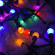 Christmas Lights Outdoor 19Ft 70 LED Chritmas Globe String Lights with Pearlized Glass Bulb UL Christmas Tree Lights for Tree Decor