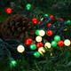 Fairy Lights Plug in, Globe String Lights 70 LED Christmas Lights 19FT Outdoor Indoor String Lights Multicolor Fairy Lights UL Christmas Lights for Bedroom Party Tree Holiday Decor
