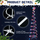 Macarrie 2 Pack 6 Ft Spiral Christmas Trees Outdoor Light Up Christmas Tree 125 LEDs Plug in Tree Decor Cone Tree Decoration with Star Tree Topper for Christmas Outside Yard Porch Home (Multi Color) Macarrie 2 Pack 6 Ft Spiral Christmas Trees Outdoor Light Up Christmas Tree 125 LEDs Plug in Tree Decor Cone Tree Decoration with Star Tree Topper for Christmas Outside Yard Porch Home (Multi Color)