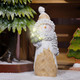 Snowman Christmas Decorations Christmas-Tree Lighted - Snowman Figurines Ornaments with LED Lights Merry Resin Holiday Light Up Snowman Indoor Decor 3.5 2.25 8.5 in man House Studio