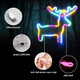 Neon Sign Deer LED Light Wall Decor Light Up Acrylic Colorful Neon Light for Bedroom, Kids Room, Living Room, Bar, Party, Christmas, Halloween
