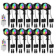 MEIKEE 7W RGB Low Voltage Landscape Lights LED Color Changing Landscape Lighting IP66 Waterproof Outdoor Spotlights RGB Christmas Halloween Lights for Garden Path Yard with Remote 12Packs