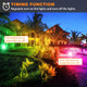 LED Flood Light Outdoor, 300W Equivalent 3000LM Smart RGB Landscape Lighting with APP Control, DIY Scenes - Timing - 5700K Daylight White -Color Changing Uplight, IP66 Waterproof US Plug MELPO(4 Pack) LED Flood Light Outdoor, 300W Equivalent 3000LM Smart RGB Landscape Lighting with APP Control, DIY Scenes - Timing - 5700K Daylight White -Color Changing Uplight, IP66 Waterproof US Plug MELPO(4 Pack)