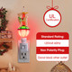 Meonum Christmas Bubble Night Lights Plug into Wall Reindeer Bubble Night Light Plug in 360 Degree Swivel Switch Christmas Bubble Light Night Lights Xmas Bubble Light Night Lights for Bedroom