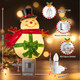 Christmas Night Lights Plug into Wall, Christmas Decorative Night Light with Manual Switch, 360 Degree Swivel Plug, Christmas Plug in Night Light for Home Bedroom Decor Ornaments (Snowman)