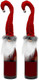 S/2 Gnome Wine Champagne Bottle Topper Decor Hostess Christmas Holiday s Favors 17" (Red Hook W Bell)