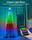 Christmas Tree Lights, Smart RGBIC 400 LEDs Christmas Lights Indoor, 6.8ft × 20 String Lights for Halloween Decor, IP65 Waterproof, Music Sync, DIY, 80+ Scene Modes, Green Wire