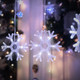 Minetom Christmas Snowflake Icicle Lights Outdoor - Plug-in 7ft 7 Drops 80LED Snowflake Lights, Connectable for Outdoor Porch Eaves Roof Pergola Canopy Christmas Decor (Blue and White) Minetom Christmas Snowflake Icicle Lights Outdoor - Plug-in 7ft 7 Drops 80LED Snowflake Lights, Connectable for Outdoor Porch Eaves Roof Pergola Canopy Christmas Decor (Blue and White)