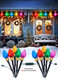 Minetom Strawberry C9 Christmas Jumbo Lights, 2 Pack 10.5 Feet 5 Lights Multicolor Bulb Christmas Pathway Lights Outdoor C7 Lights Covered Jumbo Multicolor Light Bulb Decorations for Lawn Outside Minetom Strawberry C9 Christmas Jumbo Lights, 2 Pack 10.5 Feet 5 Lights Multicolor Bulb Christmas Pathway Lights Outdoor C7 Lights Covered Jumbo Multicolor Light Bulb Decorations for Lawn Outside