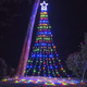 Outdoor Christmas Decorations Star String Lights, 320 LED 11.5 ft Waterfall Tree Lights with 8 Lighting Modes Christmas Star Lights for Indoor Outdoor Yard Home Festival Party Xmas Year Decor