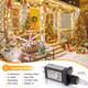 165FT 500LED String Lights LED Starry Fairy Light, Twinkle String Lights Decorative Lights with 8 Modes 30V Plug in for Wedding,Patio,Gate,Party Indoor Outdoor Decoration (Warm White)