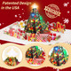 Pop Up Christmas Cards with Music & Lights, 3D Christmas Tree, Christmas s Greeting Card Inlcudes Envelope, Play We Wish You A Merry Christmas