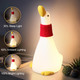 LED Duck Night Light for Baby Nursery Toddler, Fun Dream Duck Light Silicone Squishy Duck Lamp, Rechargeable Bedside Touch Lamp Christmas s Room/House Décor for Kids