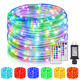 99Ft LED Rope Lights Outdoor, 18 Colors Changing Fairy String Light Plug in with Remote, IP68 Waterproof 300 LEDs Multicolor Twinkle Christmas Lights for Bedroom Patio Halloween Holiday Decor