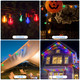 Multi Color S14 Light Bulbs for Christmas Outdoor String Light LED 1W Replacement 11W Edison Bulb 120V E26 Base Shatterproof Multicolor Plastic RED BLUE GREEN YELLOW ORANGE Bulb In Patio Pack of 15…