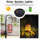 Outdoor Solar Lanterns Hummingbird Decor - Nelyeqwo Waterproof Hanging Solar Lights s for Women Men Metal Lantern Decor for Garden Patio Lawn Porch Backyard Tabletop Pathway Landscape
