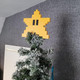 Christmas Tree Star Topper Funny Tree Decorations, Xmas Yellow Star Tree Topper for Indoor Home Holiday Party Birthday Ornament Christmas Tree Star Topper Funny Tree Decorations, Xmas Yellow Star Tree Topper for Indoor Home Holiday Party Birthday Ornament