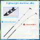 Pole for Hanging Christmas Lights, 3.8-12 FT Long Extension Pole with Utility Hook, Ladderless Telescopic Poles Christmas Outdoor String Light Installation Tool, Extend a Reach Rod Kit