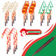 36PCS 0.6×6.05’’ Replacement Stakes for Christmas Candy Cane Lights Plastic Pathway Light Spikes,Christmas Light Spike Replacer for Outdoor Candy Cane Lights Use on Path Walkway Lawn Garden 36PCS 0.6×6.05’’ Replacement Stakes for Christmas Candy Cane Lights Plastic Pathway Light Spikes,Christmas Light Spike Replacer for Outdoor Candy Cane Lights Use on Path Walkway Lawn Garden
