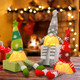 3PCS Christmas Gnomes Plush with Lights, 13 Inch Lighted Christmas Gnomes Decorations, Christmas Gnome Santa, Gnome Plush Doll Ornaments with Legs for Xmas Tree Home Fireplace Table Decorations