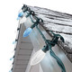 Noma C9 LED Quick Clip Christmas Lights Built-in Clip-On String Lights 24 Pure White & Blue Bulbs 16 Foot Strand