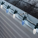 Noma C9 LED Quick Clip Christmas Lights Built-in Clip-On String Lights 24 Pure White & Blue Bulbs 16 Foot Strand