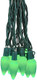 Novelty Lights 25FT C9 LED Ceramic Christmas Lights (25 Bulbs) Novelty Lighting, C9 Christmas Lights Outdoor (Green) Novelty Lights 25FT C9 LED Ceramic Christmas Lights (25 Bulbs) Novelty Lighting, C9 Christmas Lights Outdoor (Green)