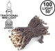 Novelty Lights 50FT 100 Light Brown Christmas Lights, Lights With Brown Cord UL Listed For Indoor/Outdoor Use, Snap Lock Socket With Long Life Bulb, Christmas Tree Lights Indoor (Clear)