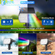 Solar Color Changing Lights, 7 Lighting Modes Solar Lights Outdoor Waterproof IP68, Multicolor RGB Outdoor Lights for Garden Yard Landscape Decorations- 4 Pack Solar Color Changing Lights, 7 Lighting Modes Solar Lights Outdoor Waterproof IP68, Multicolor RGB Outdoor Lights for Garden Yard Landscape Decorations- 4 Pack