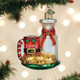 Old World Christmas Santa's Milk and Cookies Glass Blown Ornament for Christmas Tree