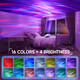 Northern Lights Projector with 8 White Noises, 128 Lighting Effects+Bluetooth Speaker Northern Lights Projector,Remote+AUTO Timer+360° Rotating Aurora Northern Lights Projector,Teenage Girl s XMAS Northern Lights Projector with 8 White Noises, 128 Lighting Effects+Bluetooth Speaker Northern Lights Projector,Remote+AUTO Timer+360° Rotating Aurora Northern Lights Projector,Teenage Girl s XMAS