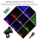 Laser Christmas Projector Lights Outdoor Alum-Alloy Waterproof RGB 3-Color Laser Light Projector with RF Remote Firefly Lights for Holidays Wedding Party, Home Garden Decor Xmas