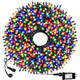 Christmas String Lights End-to-End Plug 8 Modes 108FT 300 LED IP55 Outdoor Waterproof UL Certificated Indoor Fairy Lights Garden Wedding Christma Trees Parties Decoration Multicolor