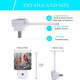Christmas Cardinal Night Lights, 2Pack Winter Nightlights Plug-in Dusk to Dawn Smart Sensor Led Nightlight for Bedroom Bathroom Kitchen Hallway Stairs Energy Efficient Decor Desk Lamp