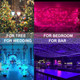 OYCBUZO 200 LED Color Changing Christmas Lights, Connectable Colorful String Lights with Remote, Waterproof Green Blue Purple Tree Lights Plug in for Indoor Outdoor Halloween Xmas Party Wedding Decor