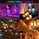 C9 Multicolor Christmas Lights - Waterproof Outdoor and Indoor Christmas Tree Lights UL with 25 Lights with 1 Extra Bulb, E17 Base, Green Wire for Christmas Decoration