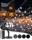 Snowflake Projector Lights with Remote, Timer, Dimmer, IP65 Waterproof丨Christmas Projector Lights Outdoor, 270° Rotation Projector Lights for Christmas Winter Wonderland Decorations Indoor Year