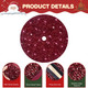 Burgundy Tree Skirt Christmas Decorations 21 Inch Sequined Tree Skirt Sparkly Soft Velvet Christmas Tree Skirt Maroon Tabletop Tree Skirts for 3ft Miniature Trees Family Xmas Tree Mat for Home Decor