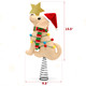 Percozzi Labrador Dog Christmas Tree Topper with Glitter Star,Lights, Scarf Xmas Tree Ornament Puppy Winter Holidays Home Decoration Wreath Attachment Doggie Lover Ideas Percozzi Labrador Dog Christmas Tree Topper with Glitter Star,Lights, Scarf Xmas Tree Ornament Puppy Winter Holidays Home Decoration Wreath Attachment Doggie Lover Ideas