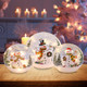 PHITRIC Christmas Decorations Indoor, 3 pcs Sparkling Christmas Snowman Globes with LED Lights and Timer, Tabletop Christmas Decor, Xmas Decorations for Fireplace, Table, Home Decor Indoor PHITRIC Christmas Decorations Indoor, 3 pcs Sparkling Christmas Snowman Globes with LED Lights and Timer, Tabletop Christmas Decor, Xmas Decorations for Fireplace, Table, Home Decor Indoor