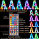 Pooqla Light Up Letters with Remote, d 34 Colors Marquee Letter Lights, Color Changing LED Letters Battery Operated for Wedding Birthday Party Christmas Home Decor, Letter S Pooqla Light Up Letters with Remote, d 34 Colors Marquee Letter Lights, Color Changing LED Letters Battery Operated for Wedding Birthday Party Christmas Home Decor, Letter S