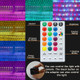 RGB Net Lights, Christmas Color Changing Outdoor LED Mesh Lights, 14.8x4.9 ft 240 LED Christmas Net Light Decorations, Connectable Plug in Waterproof Tree Light Bushes Wedding Garden Halloween Decor