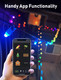 Bluetooth Permanent Christmas Lights, Static Dyanamic Modes, 33Ft 100LEDs Permanent Outdoor Lights App Control, RGB Color Changing Led Christmas Lights for Xmas Tree Wedding Party Room Holiday Decor