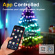 Quanquer Smart Color Changing Christmas Lights: 131ft 400 LED WiFi App Control RGB Dimmable Christmas Tree Lights Work with Alexa & Google Home for Christmas Halloween Party Indoor Outdoor Decor