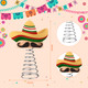 Queekay Mexican Fiesta Hat Miniature Tree Topper Cinco De Mayo Ornaments Sombrero Hat Straw Tree Topper 4 Inches Mini Tree Decorations Mexican Party Favors Supplies Queekay Mexican Fiesta Hat Miniature Tree Topper Cinco De Mayo Ornaments Sombrero Hat Straw Tree Topper 4 Inches Mini Tree Decorations Mexican Party Favors Supplies