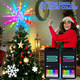 Smart 13" Christmas Star Tree Topper with Lights - 54 LED 3D Foldable Stars Shell 16 Million Colors Advanced App Control Music Sync with Remote Indoor Outdoor Decoration (Hollow Star)