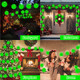 20 LED 10 Ft Grinech Christmas Lights,Battery Operated Christmas String Lights,Green Monster Christmas Decorations for Tree Home Garden Indoor Outdoor Decor,Home Party Favors