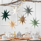 ReliThick 6 Pcs Star Paper Lanterns 12 Inch 9 Pointed Christmas Hanging Lamp Neutral Sage Green Christmas Ornaments Vintage Farmhouse Paper Decorations Xmas Party Decorations ReliThick 6 Pcs Star Paper Lanterns 12 Inch 9 Pointed Christmas Hanging Lamp Neutral Sage Green Christmas Ornaments Vintage Farmhouse Paper Decorations Xmas Party Decorations