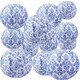 Retisee 12 Pcs Chinoiserie Paper Lantern Set 10 Inches Blue and White Porcelain Print Christmas Hanging Decorations Chinese Round Lantern Ceiling Birthday Party Baby Shower Wedding Home Decor Retisee 12 Pcs Chinoiserie Paper Lantern Set 10 Inches Blue and White Porcelain Print Christmas Hanging Decorations Chinese Round Lantern Ceiling Birthday Party Baby Shower Wedding Home Decor