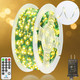 262FT 800 LED Christmas Lights Outdoor String Lights 8 Modes & Timer Twinkle Fairy Lights Plug in Waterproof LED String Lights for Xmas Yard Tree Patio Wedding Holiday Party Decorations (Warm White)